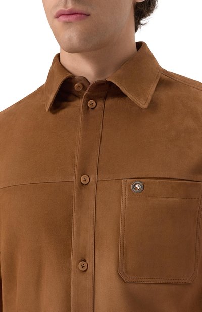 Замшевая куртка-рубашка STEFANO RICCI, арт. M7J5100283/SUESN4/66, фото 5