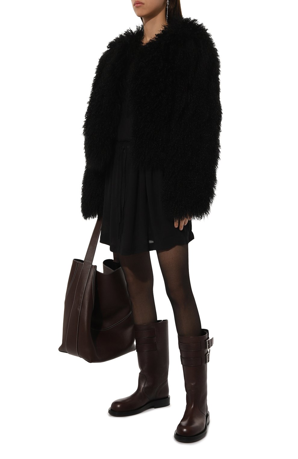 Кожаные сапоги milan ANN DEMEULEMEESTER, арт. 2402-W-R42-LT141-066, фото 2