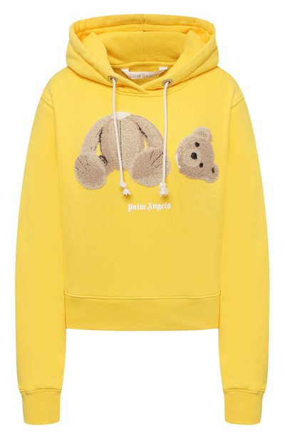 Женский хлопковое худи PALM ANGELS, арт. PWBB022S21FLE0011860