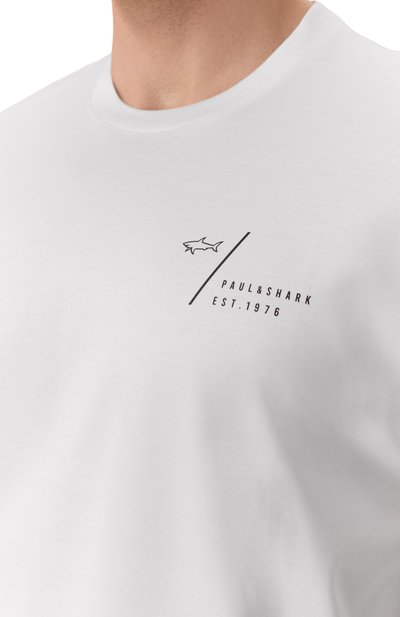 Хлопковая футболка PAUL&SHARK, арт. 15311622/3XL-6XL, фото 5