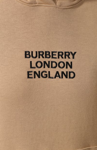 Хлопковое худи BURBERRY бежевого цвета по цене 86150 руб., арт. 8020832, фото 5 Хлопковое худи BURBERRY, арт. 8020832, фото 5