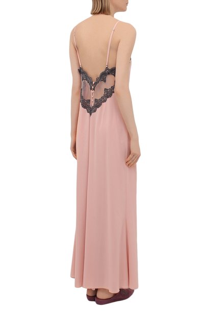 Шелковая сорочка LA PERLA светло-розового цвета по цене 129500 руб., арт. 0051800, фото 4 Шелковая сорочка LA PERLA, арт. 0051800, фото 4