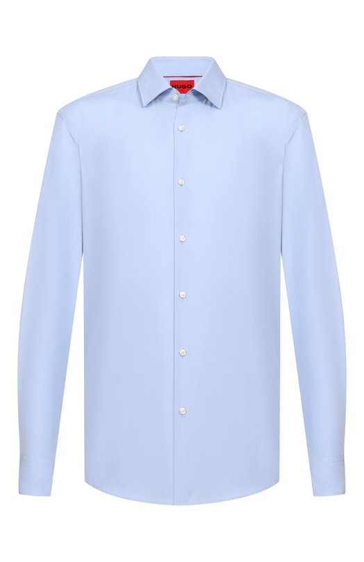 Хлопковая сорочка HUGO 50289499 Голубой 50289499
