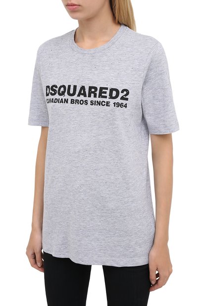Футболка из хлопка и вискозы DSQUARED2, арт. S75GD0115/S22146, фото 3