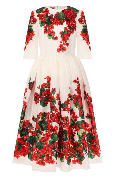 Женское шелковое платье DOLCE & GABBANA, арт. F6D4MZ/GDM78
