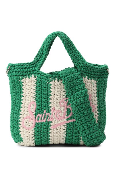 Сумка MC2 SAINT BARTH зеленого цвета по цене 13450 руб., арт. CR0CHET BAG MINI/00193H, фото 4 Сумка MC2 SAINT BARTH, арт. CR0CHET BAG MINI/00193H, фото 4