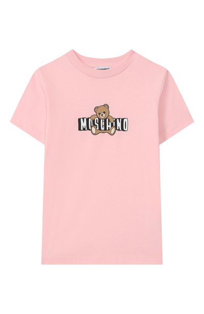 Хлопковая футболка MOSCHINO, арт. HZM058/LAA03