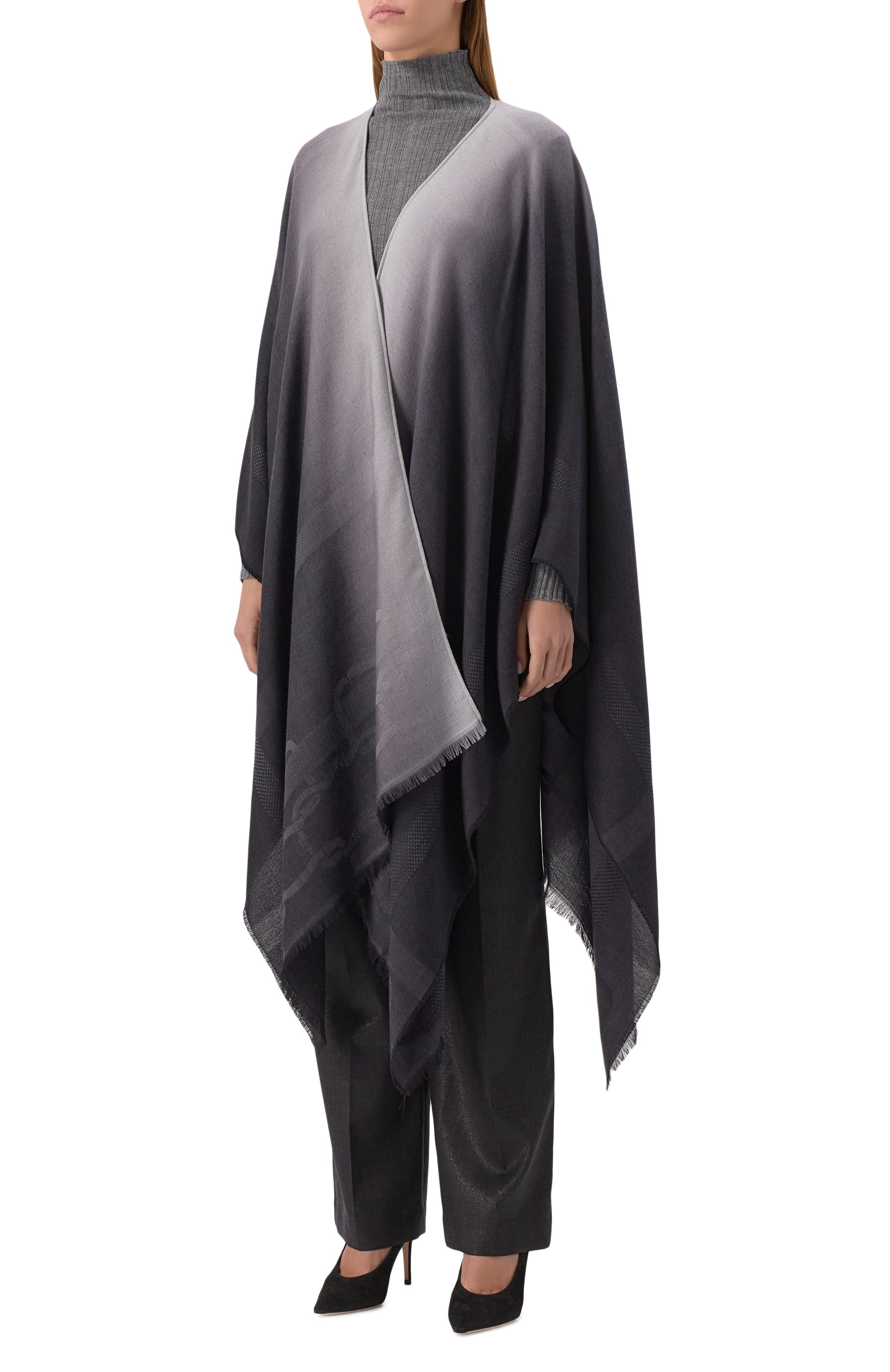 Накидка из шерсти и кашемира AGNONA, арт. AM0903/H1070, фото 3