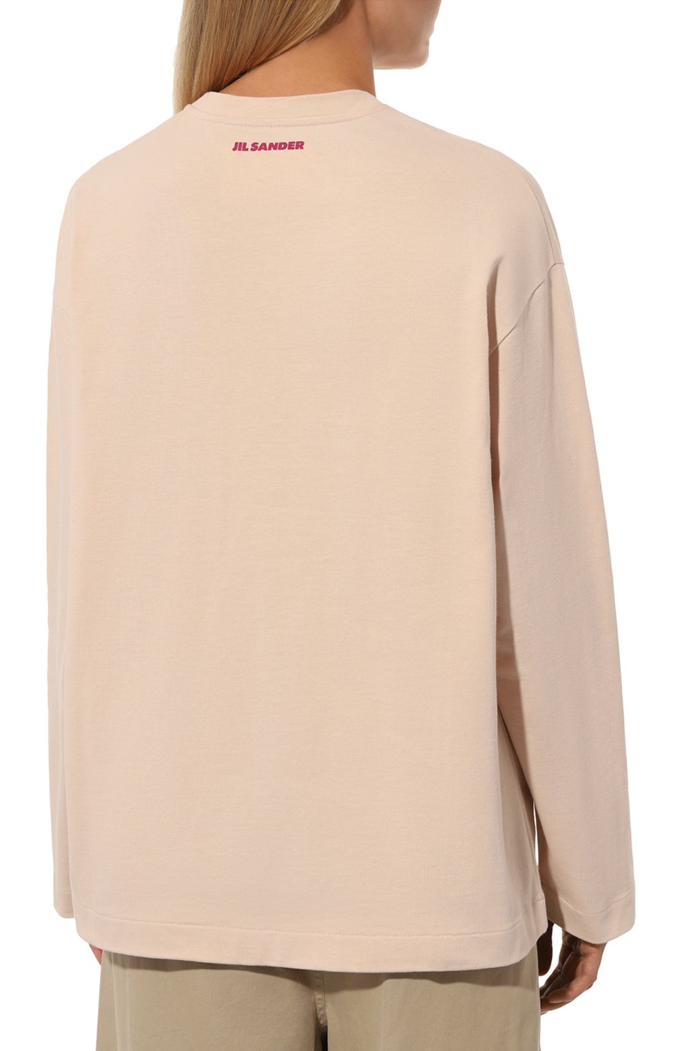 Хлопковый лонгслив JIL SANDER, арт. J03GC0120/J20219, фото 4
