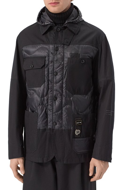 Комбинированная куртка Moncler 1A00012/M1292 Чёрный  1A00012/M1292 Фото 3
