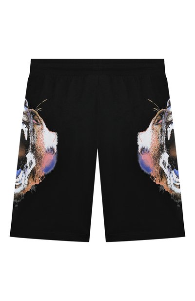 Хлопковые шорты MARCELO BURLON KIDS OF MILAN, арт. 21E/B/MB/3251/0010/2-6Y, фото 2