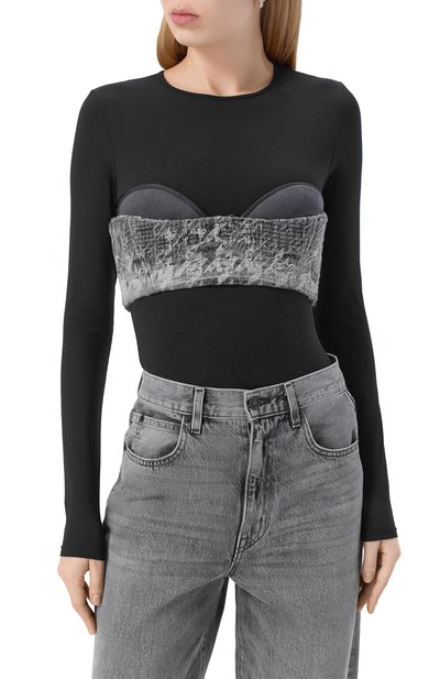 Хлопковый топ-корсет DIESEL, арт. A21512/0CEBN, фото 3