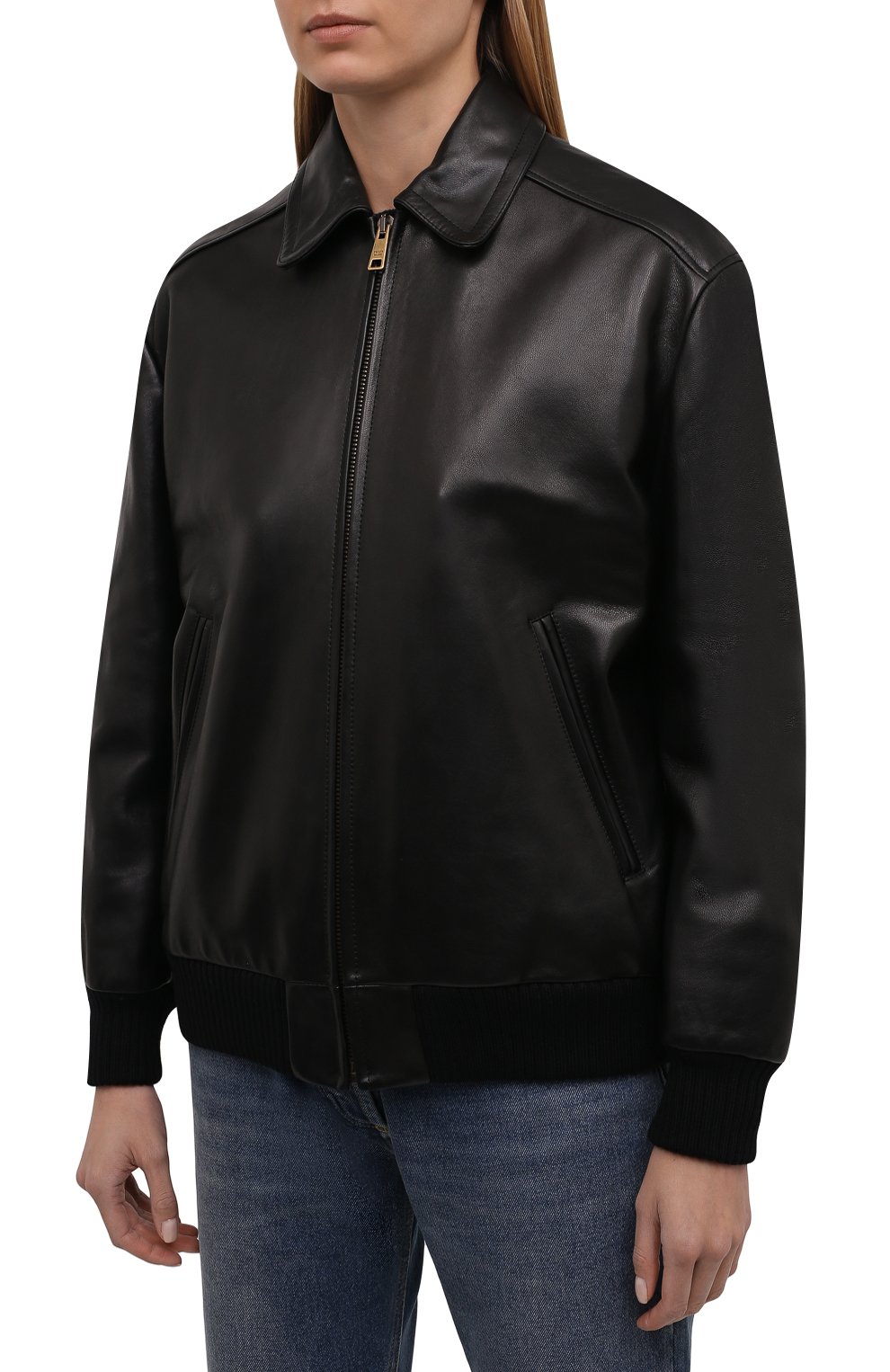 Кожаная куртка PRADA, арт. 58A039-NBA-F0002, фото 3