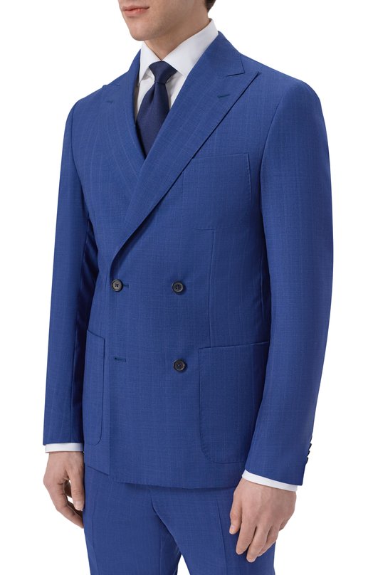 Шерстяной костюм Corneliani 27X009/2717513_SET Синий  27X009/2717513_SET Фото 2