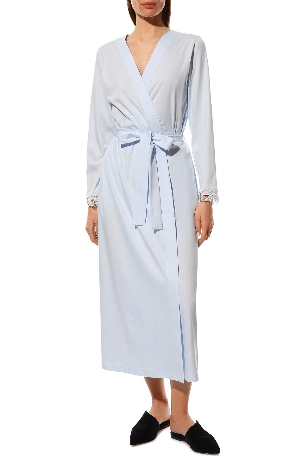 Хлопковый халат HANRO, арт. 076975, фото 3