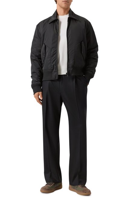 Мужские комбинированные кеды balmain swan BALMAIN, арт. FM1VI360/TKCL