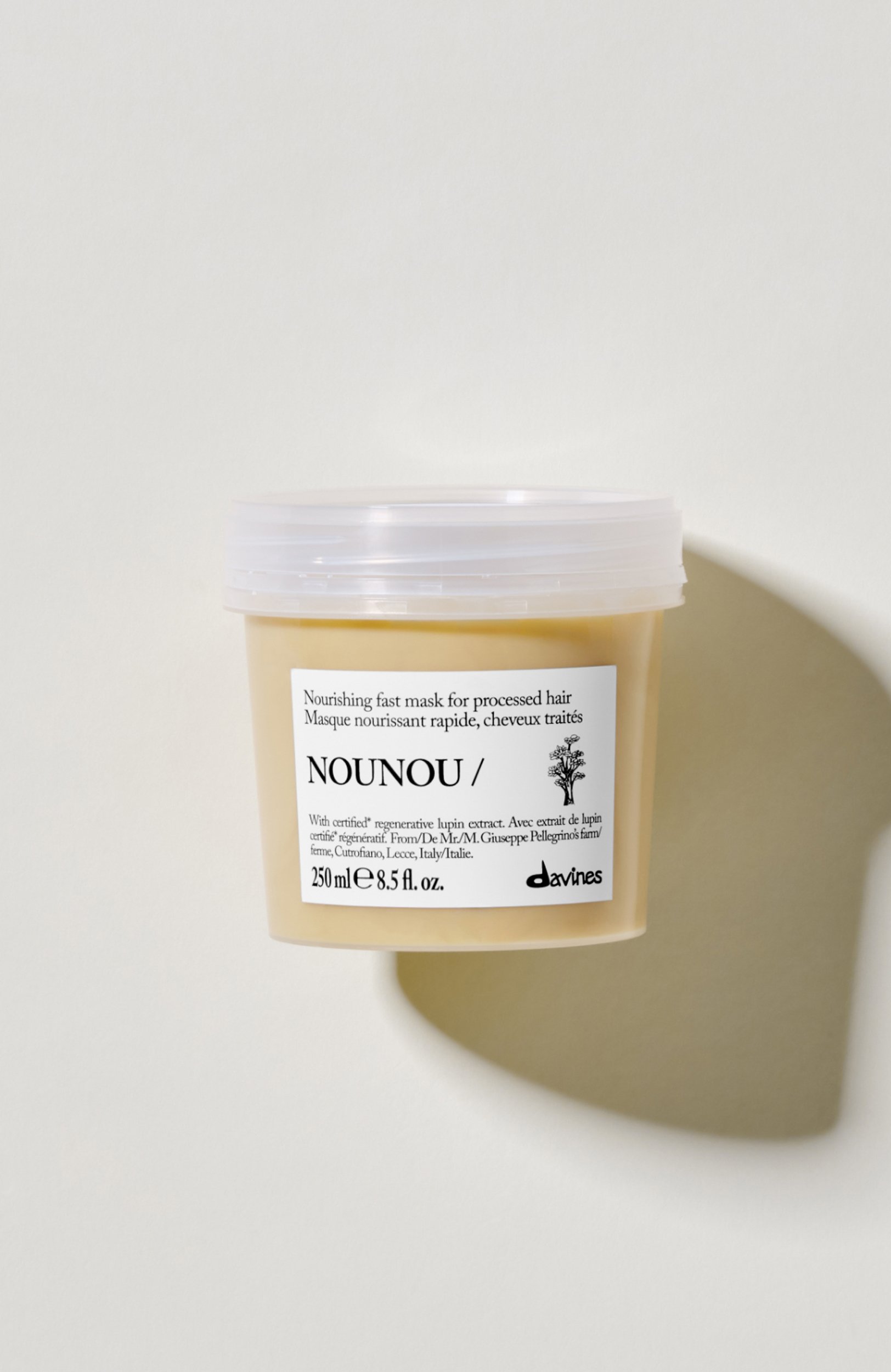 Питательная экспресс-маска для химически поврежденных волос nounou (250ml) DAVINES, арт. 70034, фото 3