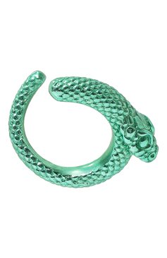 Женская кафф serpent CAVIAR JEWELLERY зеленого цвета, арт. SER027 | Фото 1 (Кросс-КТ: моносерьга; Региональные ограничения белый список (Axapta Mercury): Не проставлено; Нос: Не проставлено; Материал: Металл)