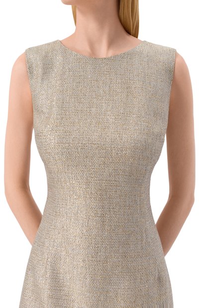 Платье с отделкой пайетками KITON, арт. D37338K0943E01, фото 4