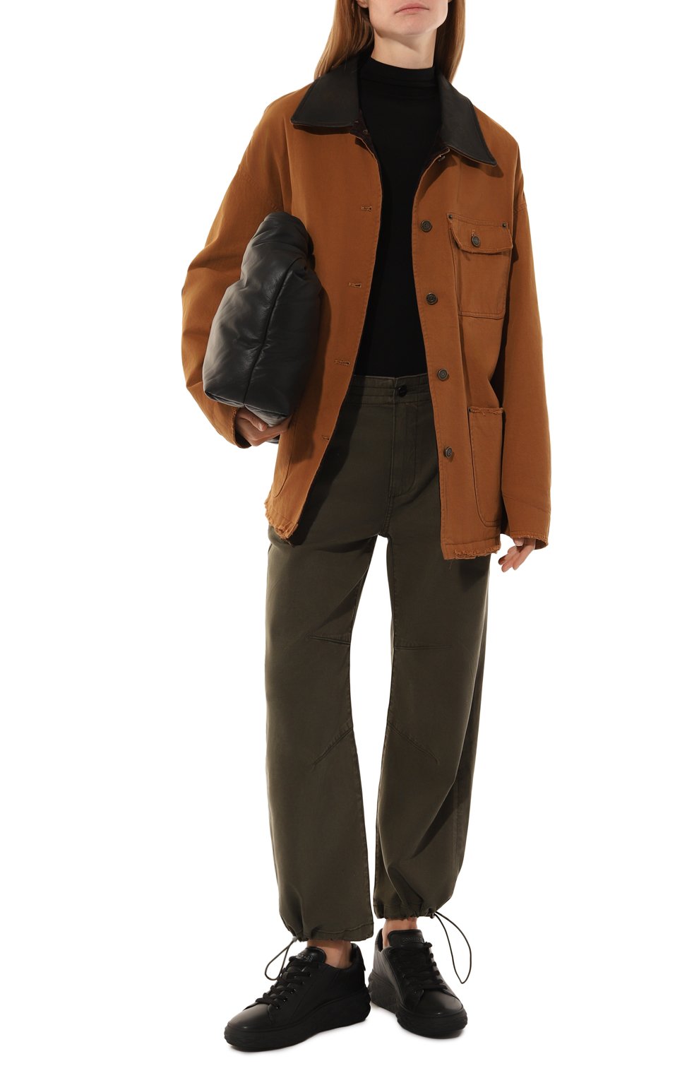 Джоггеры PAIGE хаки цвета по цене 35150 руб., арт. 7590J47-C151, фото 2 Джоггеры PAIGE, арт. 7590J47-C151, фото 2