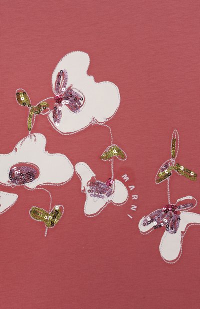 Хлопковая футболка MARNI, арт. M01596/M00HZ, фото 3