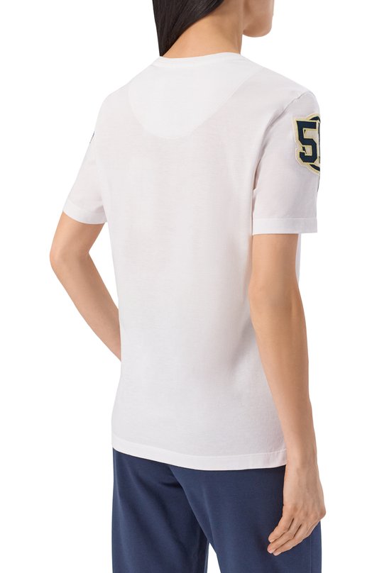 Хлопковая футболка Aeronautica Militare TS2511DJ00638 Белый  TS2511DJ00638 Фото 4