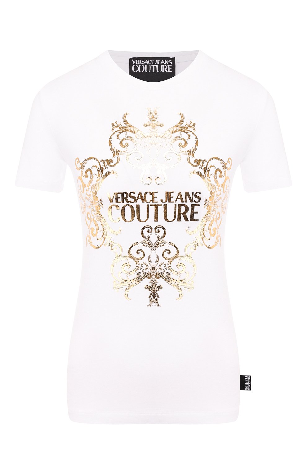 Хлопковая футболка VERSACE JEANS COUTURE, арт. B2HUA7AE-UDP608 BAR0QUE/30215, фото 1