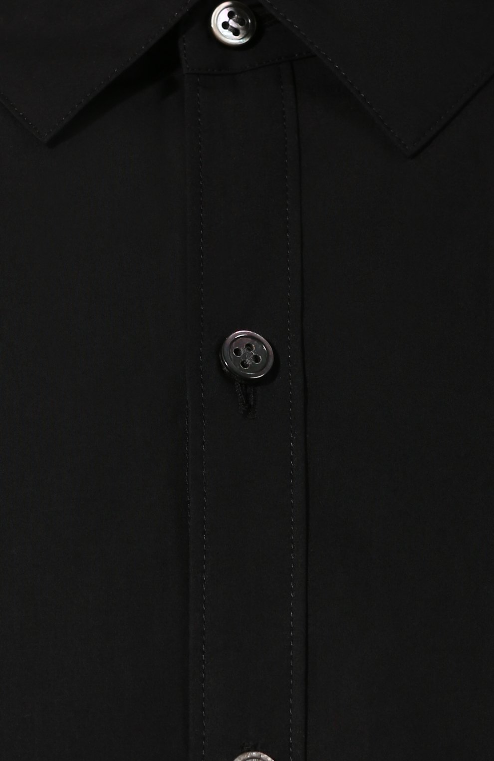 Хлопковая рубашка KAZUYUKI KUMAGAI черного цвета по цене 26550 руб., арт. KS91-035, фото 5 Хлопковая рубашка KAZUYUKI KUMAGAI, арт. KS91-035, фото 5