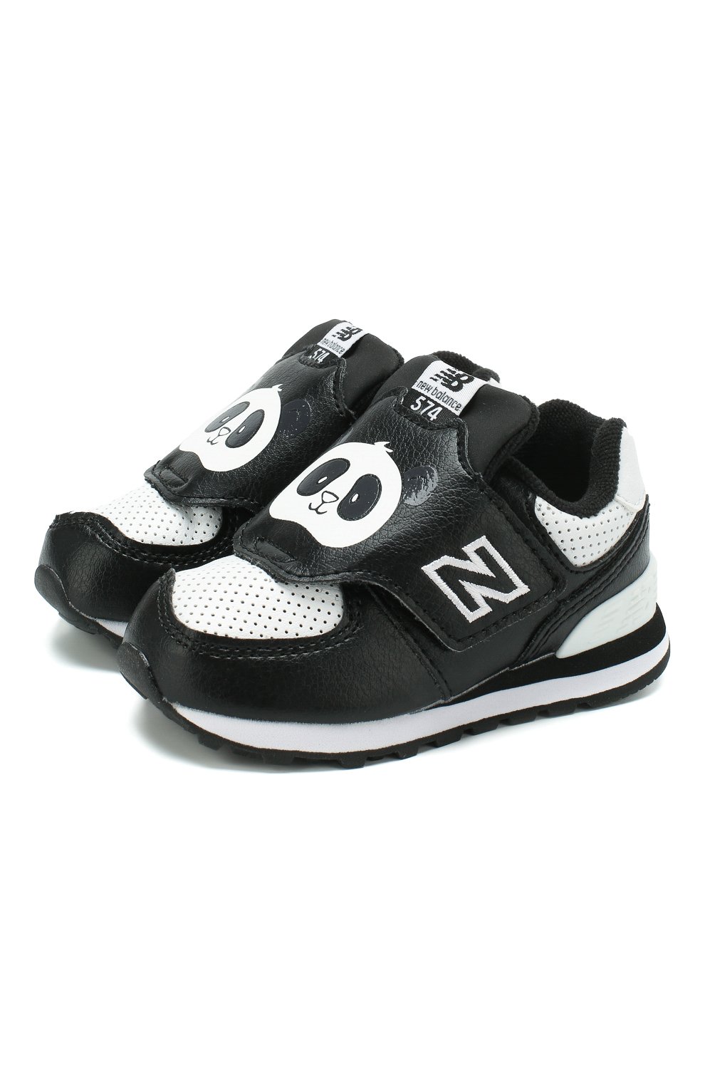 Кроссовки 574 NEW BALANCE черно-белого цвета по цене 6285 руб., арт. IV574MCK/M, фото 1 Кроссовки 574 NEW BALANCE, арт. IV574MCK/M, фото 1