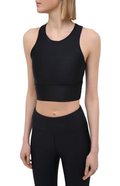 Топ HEROINE SPORT черного цвета по цене 8845 руб., арт. HS-2-113/H0LIDAY 20, фото 3 Топ HEROINE SPORT, арт. HS-2-113/H0LIDAY 20, фото 3