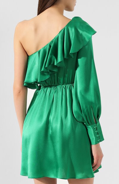 Атласное платье MSGM, арт. 2743MDA04 195704, фото 4