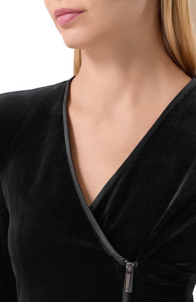Бархатный жакет EMPORIO ARMANI, арт. EW003405/AF14011, фото 5
