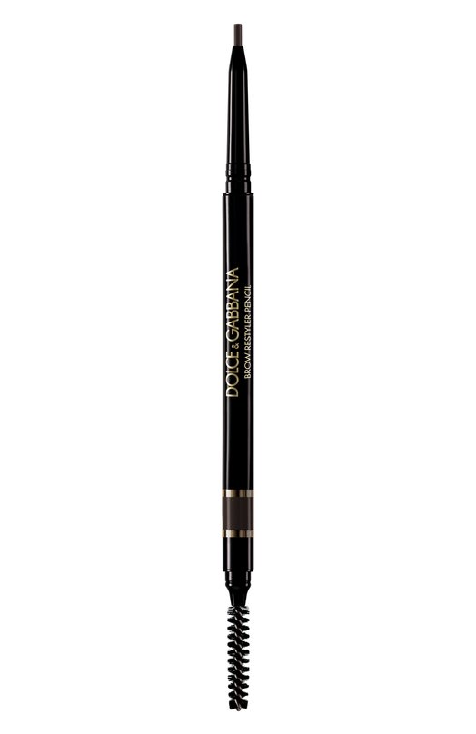фото Моделирующий карандаш для бровей brow restyler pencil, оттенок 06 naturally black (0,09g) dolce & gabbana