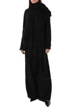 Женская куртка ALBERTA FERRETTI черного цвета, арт. 0581/5106 | Фото 3 (Кросс-КТ: Куртка; Рукава: Длинные; Материал внешний: Синтетический материал; Стили: Гранж; Материал сплава: Проставлено; Драгоценные камни: Проставлено; Длина (верхняя одежда): Короткие)