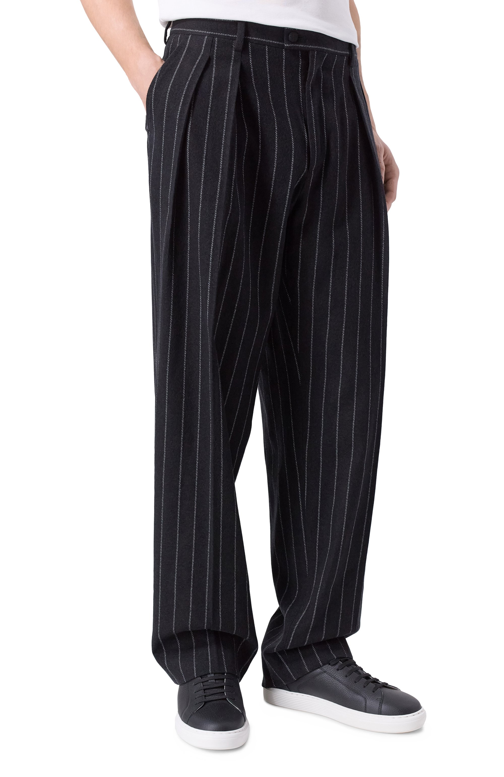 Шерстяные брюки DOLCE & GABBANA, арт. GP166T/FRMD4, фото 3