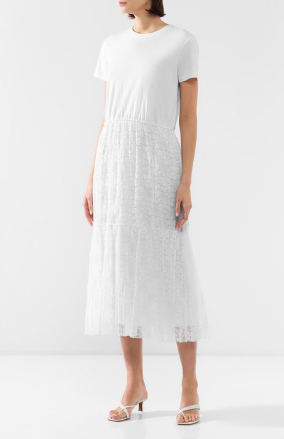 Хлопковое платье REDVALENTINO, арт. TR0MJ03T/54J, фото 3