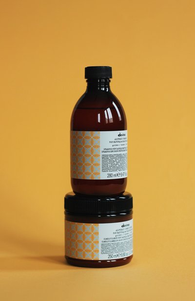 Женский шампунь для натуральных и окрашенных волос alchemic, золотой (280ml) DAVINES, арт. 67218