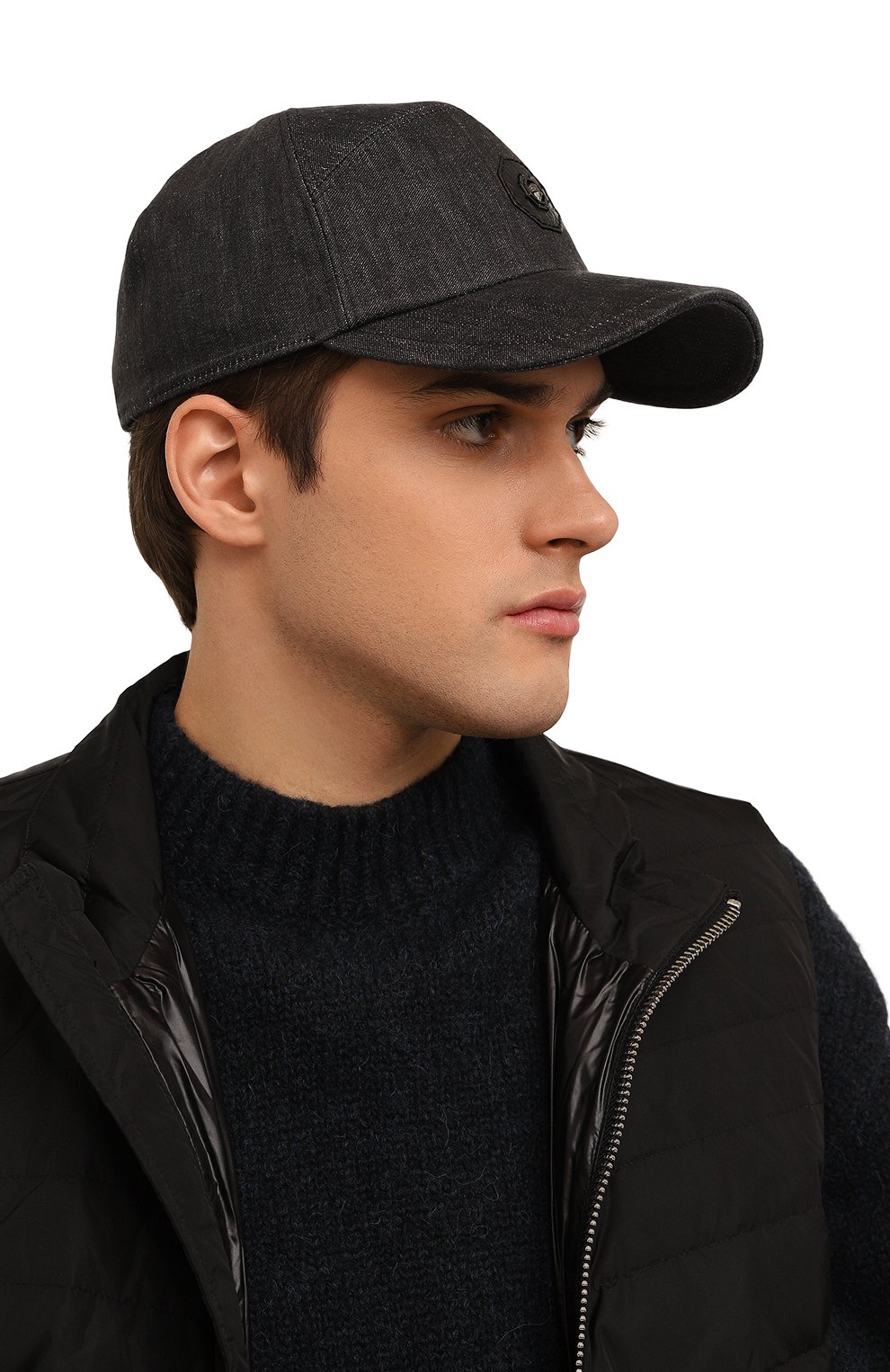 Бейсболка с отделкой из кожи аллигатора STEFANO RICCI, арт. MCV24AL16E/L0004Q, фото 2