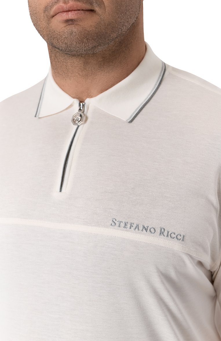 Поло из шелка и льна STEFANO RICCI, арт. K919053P31/T25102/64, фото 1