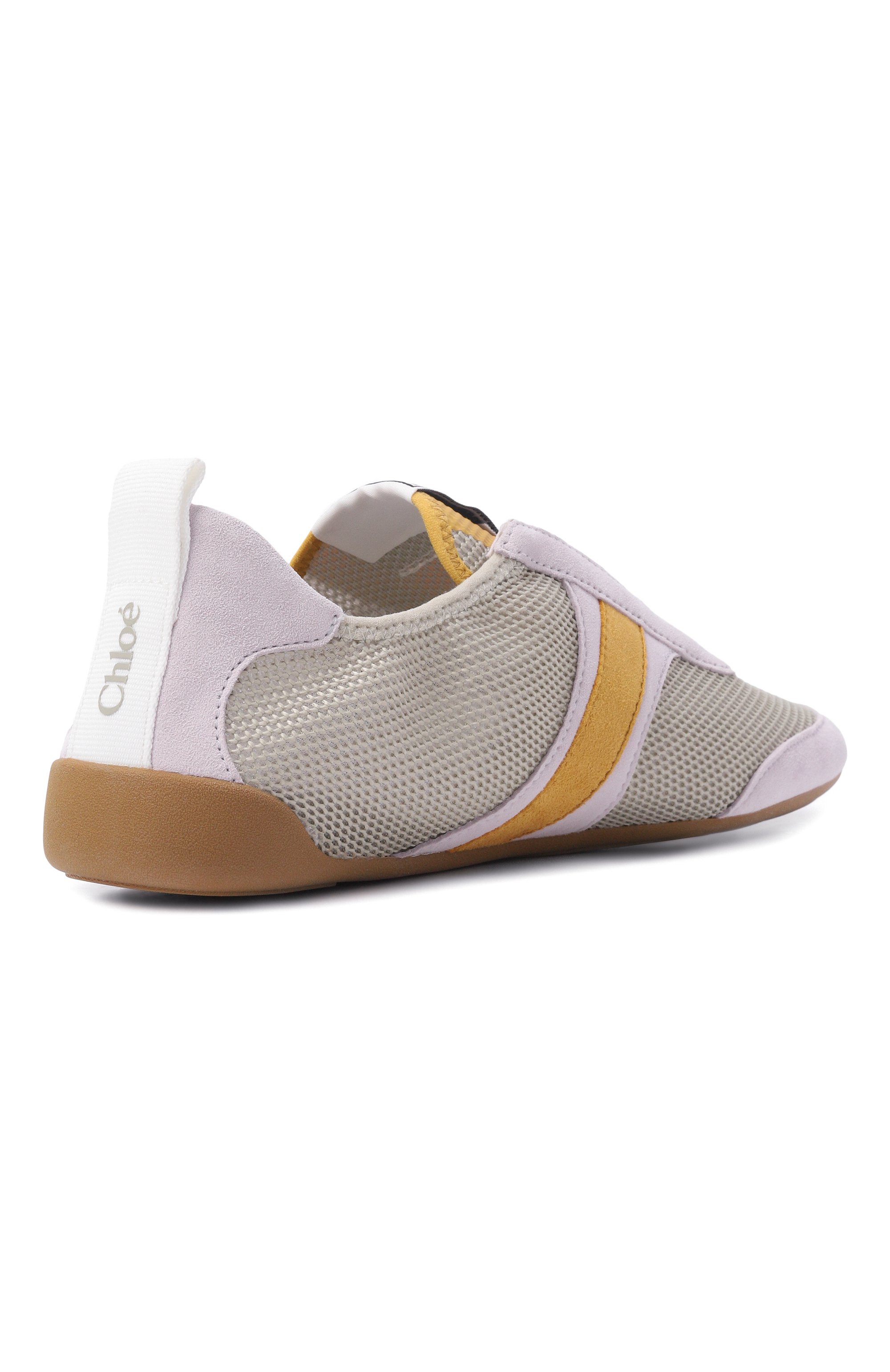 Комбинированные кеды chloé kick CHLOÉ, арт. CH26U15RWS, фото 5
