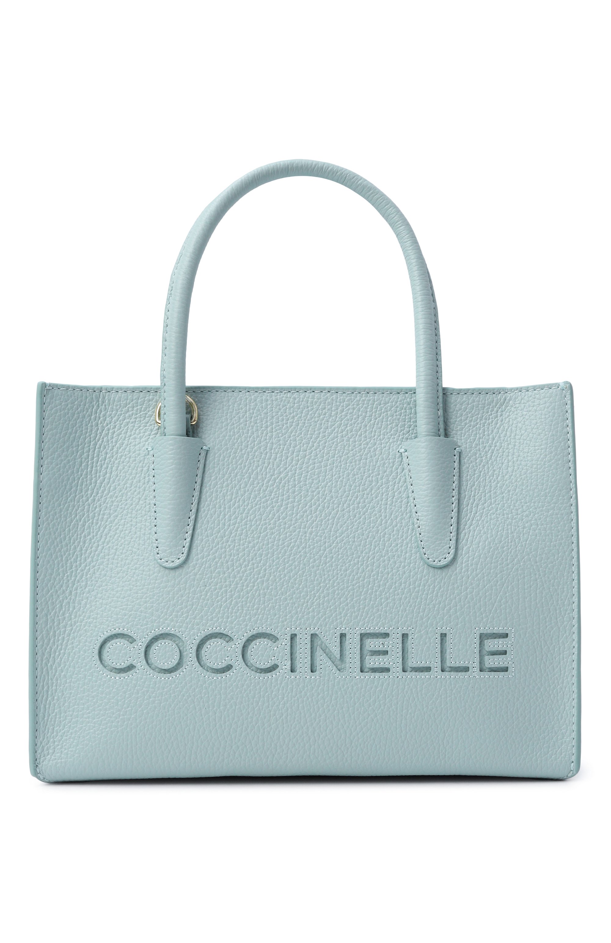 Сумка myrtha 26 small COCCINELLE бирюзового цвета по цене 37800 руб., арт. E1 UAK 18 01 01, фото 1 Сумка myrtha 26 small COCCINELLE, арт. E1 UAK 18 01 01, фото 1