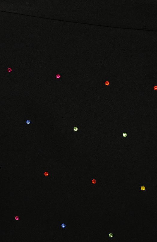 Хлопковая юбка-шорты MSGM kids Чёрный, фото 3