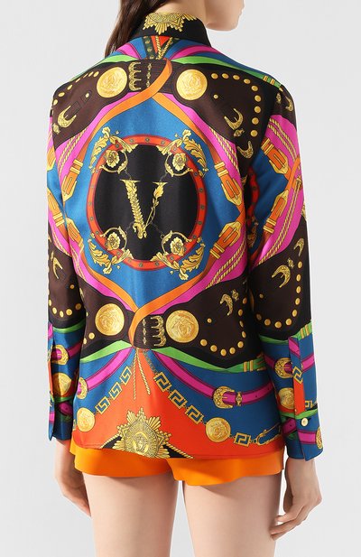 Шелковая рубашка VERSACE, арт. A82662/A233263, фото 4