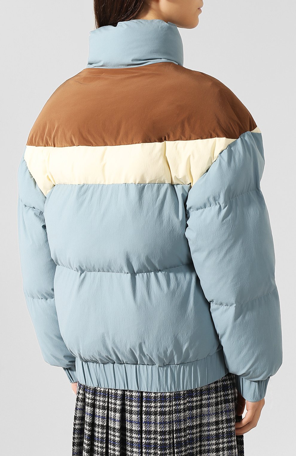 Куртка REJINA PYO голубого цвета по цене 53550 руб., арт. B089/C0TT0N NYL0N BLEND, фото 4 Куртка REJINA PYO, арт. B089/C0TT0N NYL0N BLEND, фото 4