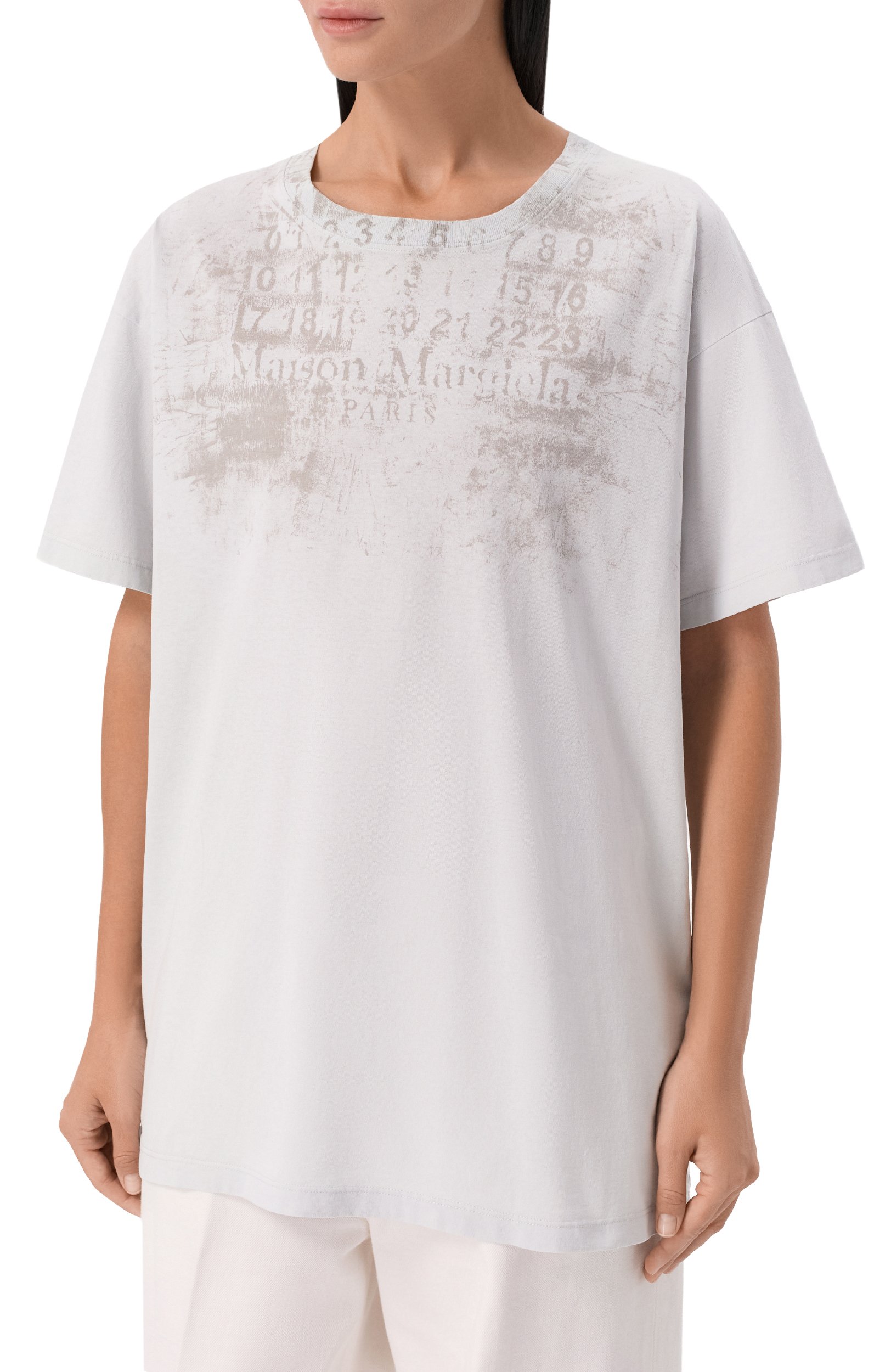 Хлопковая футболка MAISON MARGIELA, арт. S51GC0555/S24607, фото 3