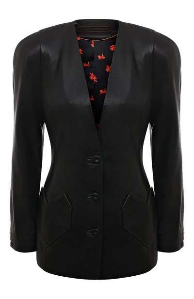 Женский кожаный жакет ULYANA SERGEENKO, арт. GCC010FW21P3502Т21