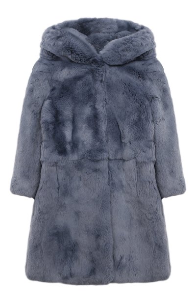 Шуба из кролика YVES SALOMON ENFANT, арт. 22WEM90168REXX