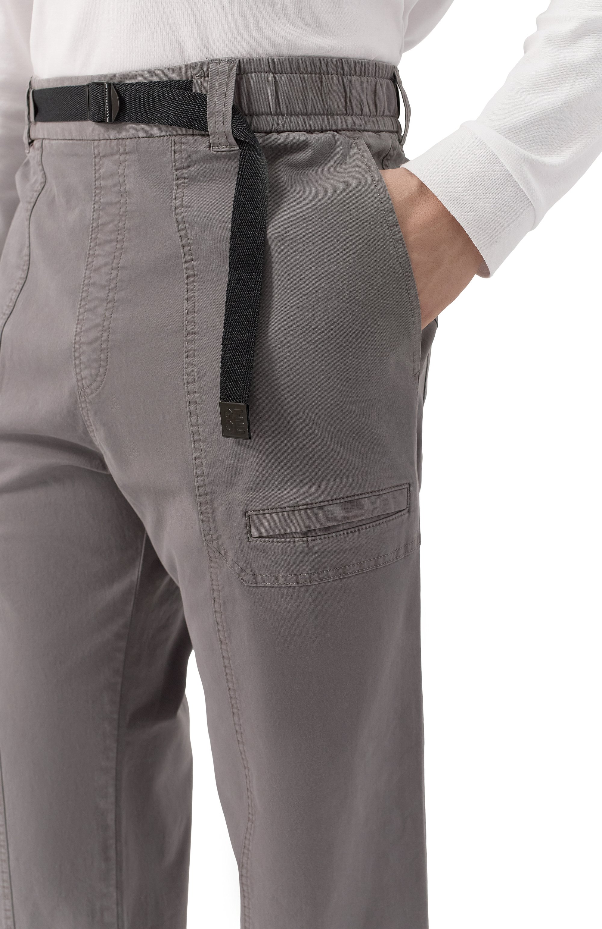 Хлопковые брюки HUGO, арт. 50530826, фото 5