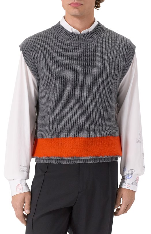 Жилет MSGM 3940MW192/257777 Серый  3940MW192/257777 Фото 3
