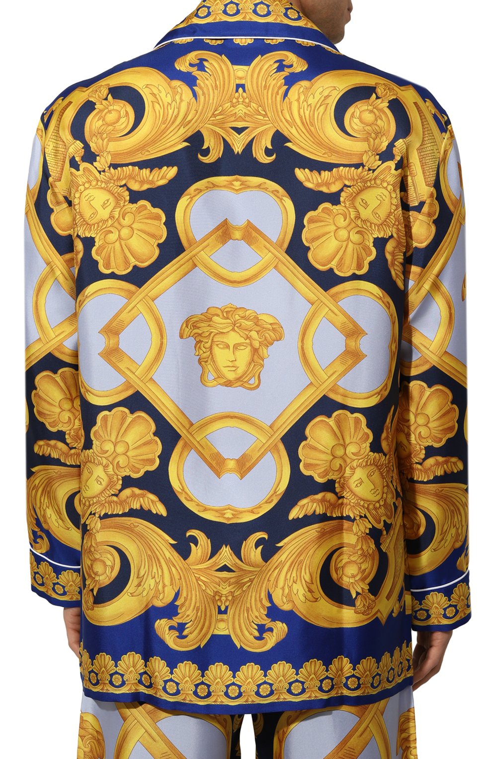 Шелковая сорочка VERSACE, арт. 1005376/1A06335, фото 4